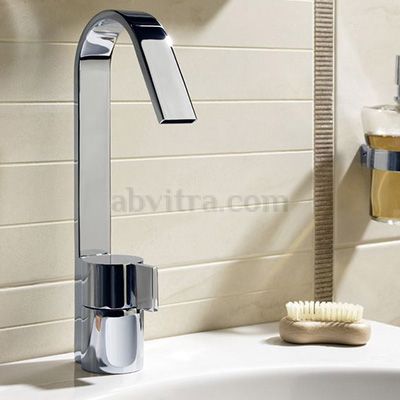 Дизайнерски каскаден смесител за мивка с изпразнител Diagon 