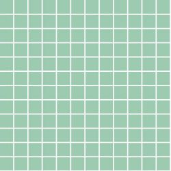 Зелена керамична мозайка 2,5х2,5см RAL 140 70 20 Dew Green Matt