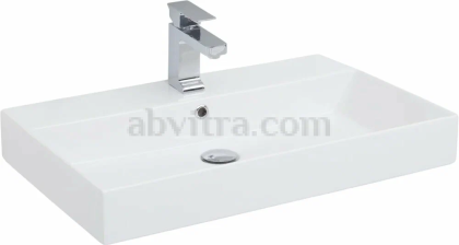 Мивка за баня върху плот Stance 70см - Бял гланц 