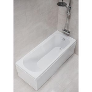 Цветна акрилна правоъгълна вана Patara 170x70cм в цвят крем ''Пергамон''