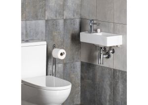 Малка мивка за баня и тоалетна Minos Left