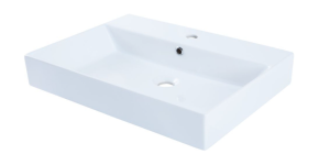 Мивка за баня върху плот Stance 70см - Бял гланц 