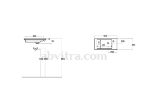 Малка мивка за баня и тоалетна Atria